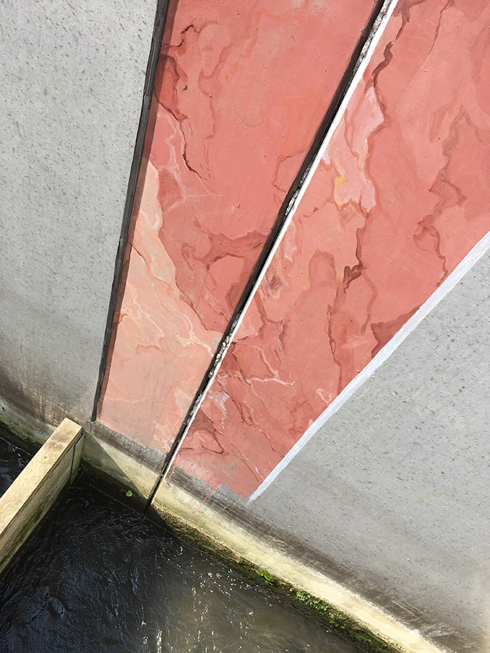 Betonsaal, flora pondtemporary, Detail